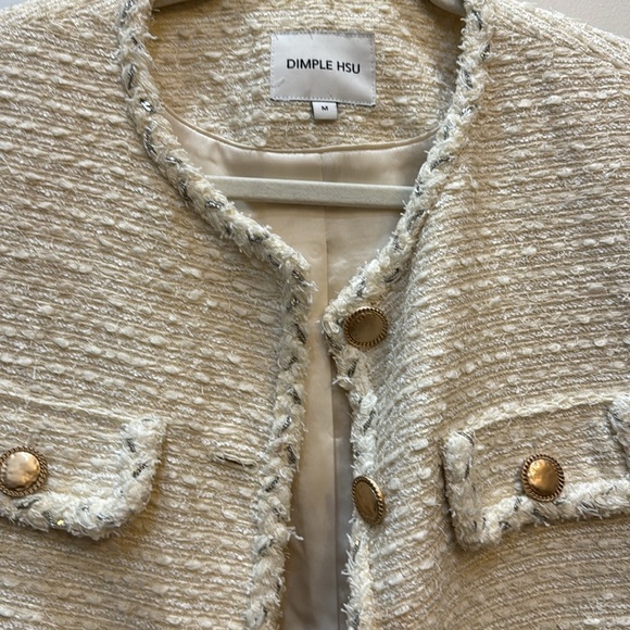 White Blazer Jacket (size s) - Picture 2 of 3